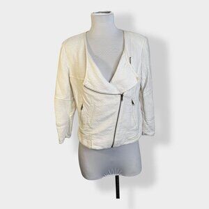 Sanctuary White Moto Jacket‎